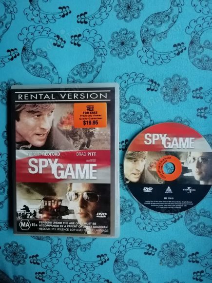 SPY GAME - Robert Redford Brad Pitt -  DVD  Film -  121  Dakika (AVUSTRALYA BASIM TÜRKÇE DİL SEÇENEĞİ YOKTUR )