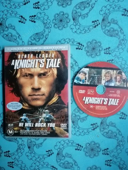 A KNIGHT’S TALE -  Heath Ledger  DVD  Film -  127  Dakika (AVUSTRALYA BASIM TÜRKÇE DİL SEÇENEĞİ YOKTUR )