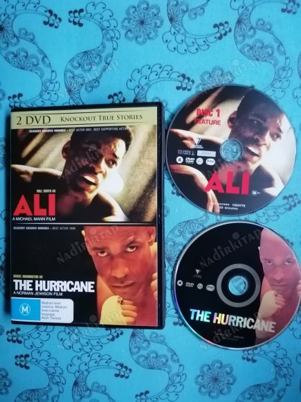 ALI / THE HURRICANE - 2 DVD 2 FİLM - Knockout True Stories - 155  Dakika /117 Dakika  (AVUSTRALYA BASIM TÜRKÇE DİL SEÇENEĞİ YOKTUR )