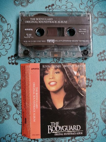 THE BODYGUARD  -SOUNDTRACK ALBUM-  Türkiye 1992 BASIM  KASET