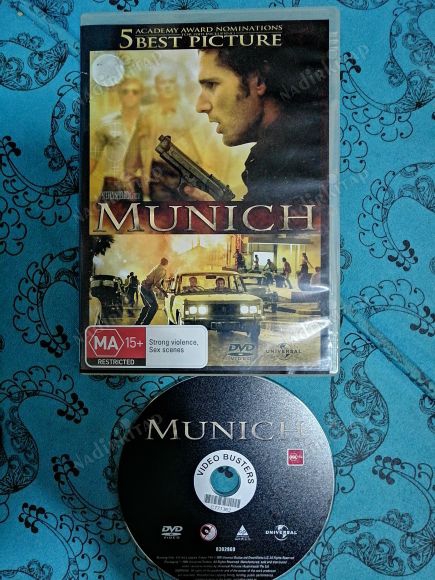 MUNICH - 157  DAKİKA  - Steven Spielberg * DVD FILM - (YABANCI BASIM TÜRKÇE DİL VE ALTYAZI YOKTUR)