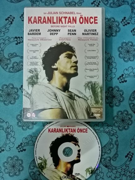 KARANLIKTAN ÖNCE - Javier Bardem Johnny Deep  Sean Penn   DVD  Film -  127  Dakika