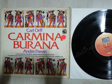 CARMINA BURANA - CARL ORFF - LONDRA SENFONİ ORKESTRASI  -  1975 İNGİLTERE BASIM LP ALBÜM