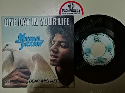 MICHAEL JACKSON  - ONE DAY IN YOUR LIFE /DEAR MICHAEL - 1979 HOLLANDA  BASIM 45 LİK PLAK