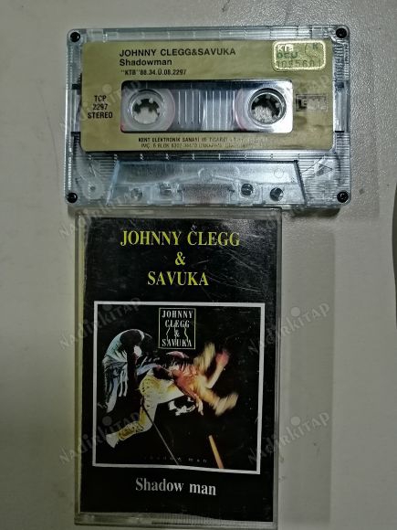 JOHNNY CLEGG & SAVUKA  - SHADOW MAN - 1988 KAĞITLI  TÜRKİYE  BASIM  ( KASET )