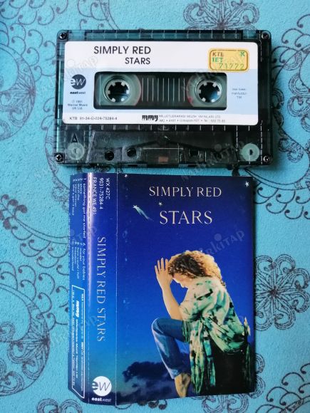 SIMPLY RED -STARS   1991  TÜRKİYE BASIM  KAĞITLI (KASET)