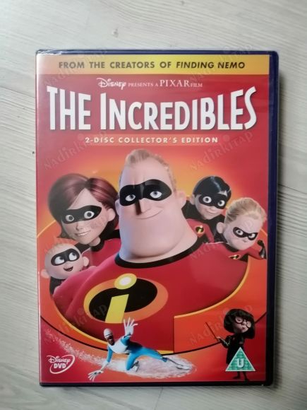 INCREDIBLES -111  DAKİKA  -ANİMASYON DVD FILM - *AÇILMAMIŞ AMBALAJINDA* (AVRUPA BASIM TÜRKÇE DİL VE ALTYAZI YOKTUR)