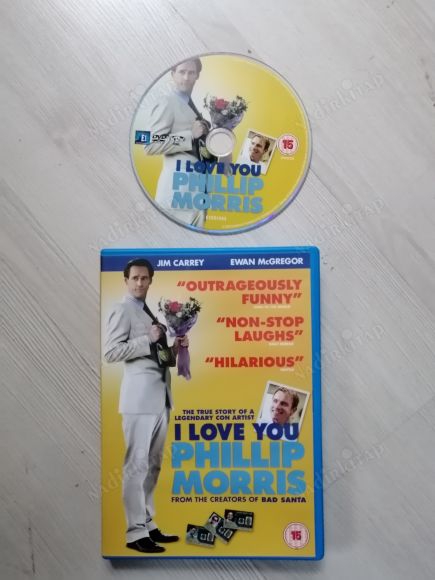 I LOVE YOU PHILIP MORRIS - JIM CARREY - 93 DAKİKA -DVD FİLM   AVRUPA BASIM TÜRKÇE DİL VE ALTYAZI YOKTUR (+15)