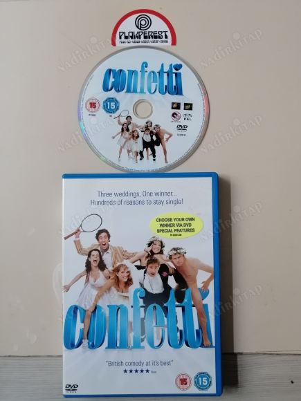 CONFETTI- (British Comedy) - 95 DAKİKA  DVD FİLM   AVRUPA BASIM TÜRKÇE DİL VE ALTYAZI YOKTUR (+15)