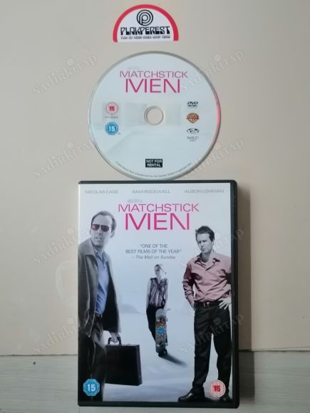 MATCHSTICK MEN - NICHOLAS CAGE -  111 DAKİKA  DVD FİLM   AVRUPA BASIM TÜRKÇE DİL SEÇENEĞİ YOKTUR  (+15)