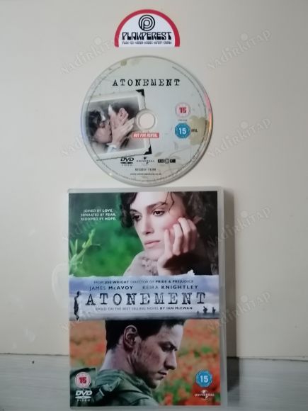 ATONEMENT - KEIRA KNIGHTLEY / JAMES McAVOY   118  DAKİKA  DVD FİLM   AVRUPA BASIM TÜRKÇE DİL SEÇENEĞİ YOKTUR (+15)