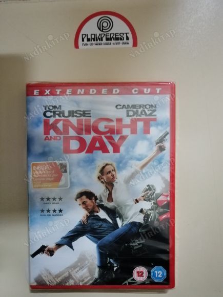 KNIGHT AND DAY - TOM CRUISE /CAMERON DIAZ - 112 DAKİKA  DVD FİLM   AVRUPA BASIM TÜRKÇE DİL SEÇENEĞİ YOKTUR (+12) AÇILMAMIŞ AMBALAJINDA