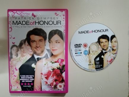 MADE OF HONOUR   - PATRICK DEMPSEY   97  DAKİKA  - DVD FİLM   AVRUPA BASIM TÜRKÇE DİL SEÇENEĞİ YOKTUR (+12)