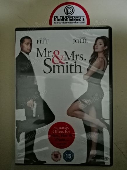 MR. & MRS. SMITH  -  115   DAKİKA  DVD FİLM   AVRUPA BASIM TÜRKÇE DİL SEÇENEĞİ YOKTUR (+15) * AÇILMAMIŞ AMBALAJINDA*