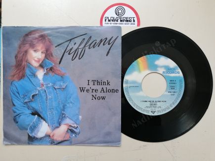 TIFFANY - I THINK WE’RE ALONE NOW - 1987 ALMANYA  BASIM 45 LİK PLAK