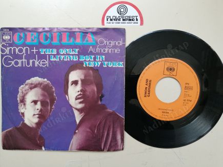 SIMON & GARFUNKEL - CECILIA - 1970 ALMANYA BASIM 45 LİK PLAK