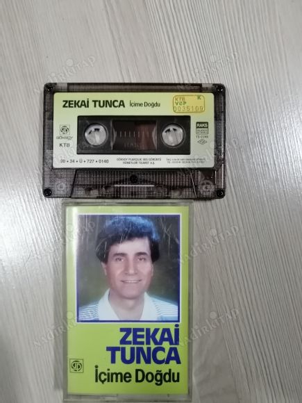 ZEKAİ TUNCA - İÇİME DOĞDU  -1990  TÜRKİYE  Basım  (KAĞITLI) *KASET*