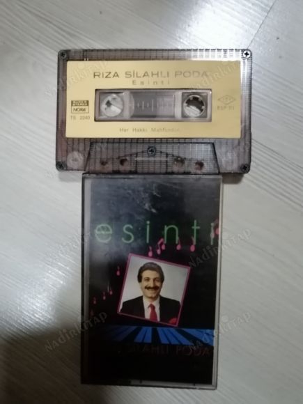 RIZA SİLAHLI PODA -ESİNTİ   1986 TÜRKİYE BASIM (KAĞITLI İLK BASIM )   *KASET* -İMZALI