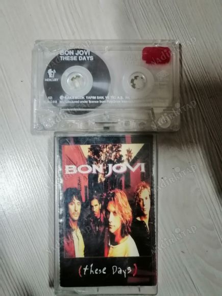 BON JOVI   -THESE DAYS -   1995  TÜRKİYE BASIM   *KASET*