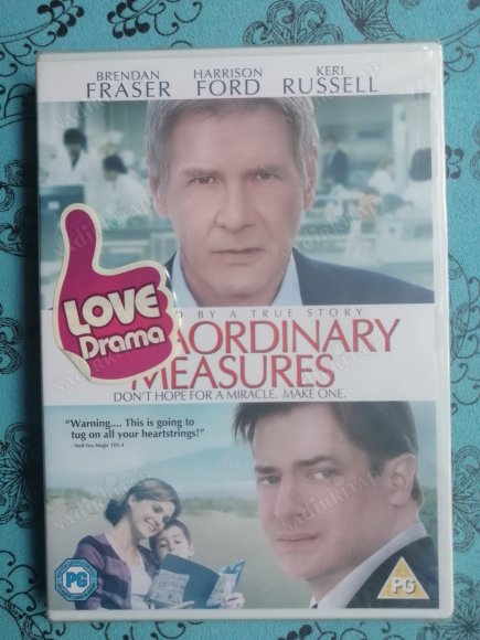 EXTRAORDINARY MEASURES - HARRISON FORD/BRENDAN FRASER 101 DAKİKA+EXTRAS  -DVD FİLM- AVRUPA BASIM TÜRKÇE DİL SEÇENEĞİ YOKTUR  *AÇILMAMIŞ AMBALAJINDA*