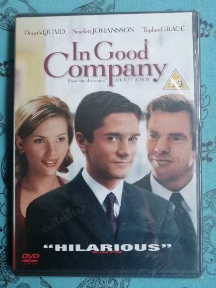 IN GOOD COMPANY - DENNIS QUAID /SCARLETT JOHANSSON 106 DAKİKA+EXTRAS  -DVD FİLM- AVRUPA BASIM TÜRKÇE DİL SEÇENEĞİ YOKTUR  *AÇILMAMIŞ AMBALAJINDA*