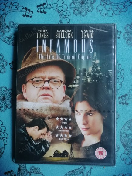 INFAMOUS - THE LIFE OF TRUMAN CAPOTE - 113 DAKİKA+EXTRAS -DVD FİLM- AVRUPA BASIM TÜRKÇE DİL SEÇENEĞİ YOKTUR (+15) *AÇILMAMIŞ AMBALAJINDA*