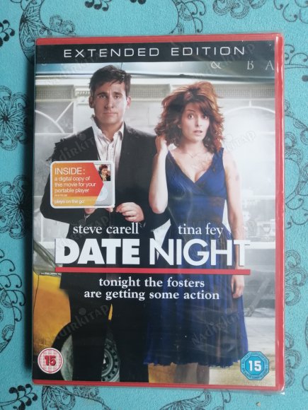 DATE NIGHT -STEVE CARELL/TINA FEY -EXTENDED EDITION 97 DAKİKA+EXTRAS -DVD FİLM- AVRUPA BASIM TÜRKÇE DİL SEÇENEĞİ YOKTUR (+15) * AÇILMAMIŞ AMBALAJINDA*