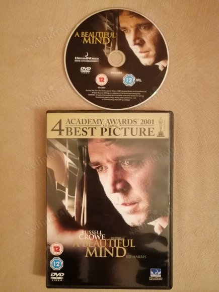 A BEAUTIFUL MIND - RUSSELL CROWE - RON HOWARD FILM  130  DAKİKA+ EXTRAS - AVRUPA BASIM TÜRKÇE DİL SEÇENEĞİ YOKTUR (+12)