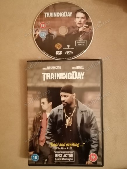 TRAINING DAY  - DENZEL WASHINGTON/ETHAN HAMKE - DVD - 118 DAKİKA+ EXTRAS - AVRUPA BASIM TÜRKÇE DİL SEÇENEĞİ YOKTUR (+18)