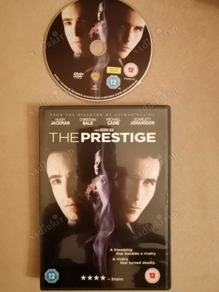 PRESTIGE - A CHRISTOPHER NOLAN FILM - 125 DAKİKA+ EXTRAS -AVRUPA BASIM TÜRKÇE DİL SEÇENEĞİ YOKTUR (+12)