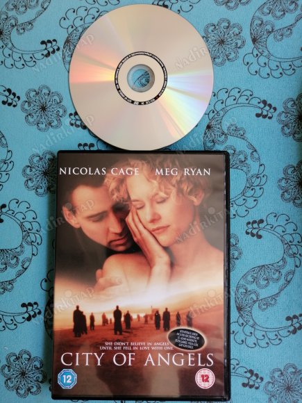 CITY OF ANGELS - NICHOLAS CAGE / MEG RYAN  - 110  DAKİKA + EXTRAS  DVD FİLM-AVRUPA BASIM TÜRKÇE DİL SEÇENEĞİ YOKTUR (+12)