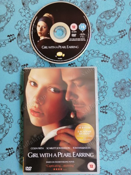 GIRL WITH A PEARL EARRING - COLIN FIRTH/SCARLETT JOHANSSSON - 95 DAKİKA + EXTRAS  DVD -AVRUPA BASIM TÜRKÇE DİL SEÇENEĞİ YOKTUR (+12)