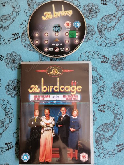 THE BIRDCAGE - ROBIN WILLIAMS -  119 DAKİKA + EXTRAS  DVD -AVRUPA BASIM TÜRKÇE DİL SEÇENEĞİ YOKTUR (+15)