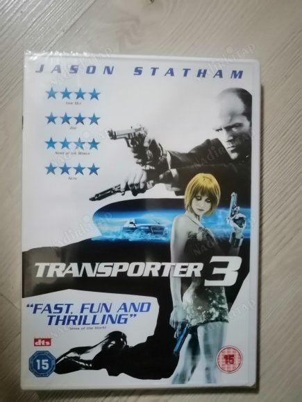 TRANSPORTER 3 - JASON STATHAM  100 DAKİKA + EXTRAS  -DVD FİLM  -AVRUPA BASIM TÜRKÇE DİL SEÇENEĞİ YOKTUR (+15) *AÇILMAMIŞ AMBALAJINDA*