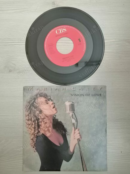 MARIAH CAREY - VISION OF LOVE - 1990 HOLLANDA BASIM 45 LİK PLAK