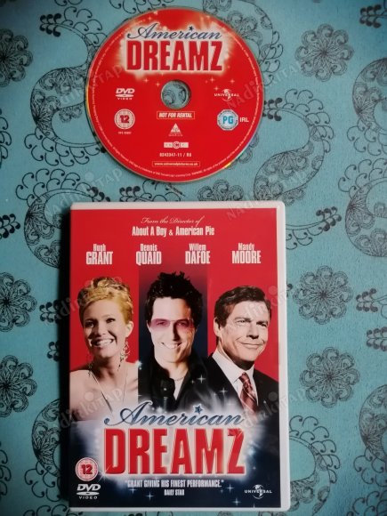 AMERICAN DREAMZ - A PAUL WEITZ FILM - HUGH GRANT/DENNIS QUAID -  DVD FİLM  103 DAKİKA +EXTRAS AVRUPA BASIM TÜRKÇE DİL SEÇENEĞİ YOKTUR (+12)