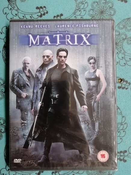 THE MATRIX - A WACHOWSKI BROTHERS FILM - KEANU REEVES   DVD FİLM  131 DAKİKA +EXTRAS AVRUPA BASIM TÜRKÇE DİL SEÇENEĞİ YOKTUR (+15) AÇILMAMIŞ AMBALAJLI