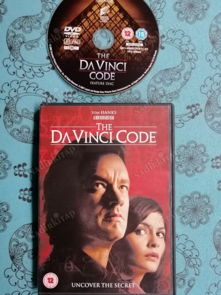 THE DA VINCI CODE - A RON HOWARD FILM -TOM HANKS -  DVD FİLM 142 DAKİKA +EXTRAS AVRUPA BASIM TÜRKÇE DİL SEÇENEĞİ YOKTUR (+12)