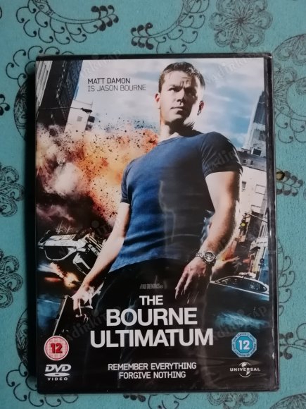 THE BOURNE ULTIMATUM  - MATT DAMON   DVD FİLM 110  DAKİKA +EXTRAS AVRUPA BASIM TÜRKÇE DİL SEÇENEĞİ YOKTUR (+12) *AÇILMAMIŞ AMBALAJINDA*