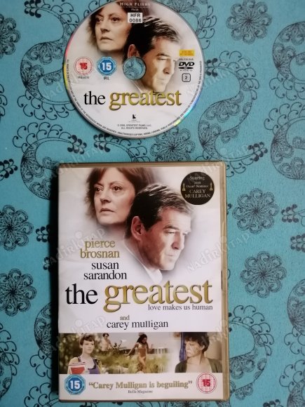 THE GREATEST - PIERCE BROSNAN /SUSAN SARANDON   DVD FİLM 96  DAKİKA +EXTRAS AVRUPA BASIM TÜRKÇE DİL SEÇENEĞİ YOKTUR (+15)