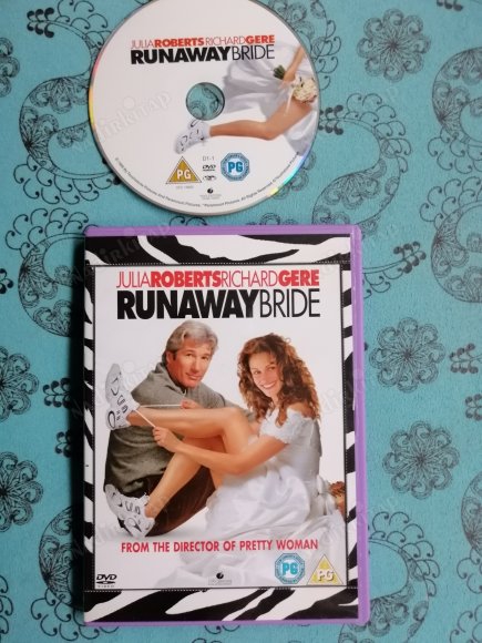 RUNAWAY BRIDE  - JULIA ROBERTS/ RICHARD GERE -  DVD FİLM 112  DAKİKA +EXTRAS AVRUPA BASIM TÜRKÇE DİL SEÇENEĞİ YOKTUR (+12)