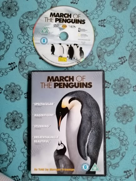 MARCH OF THE PENGUINS -   BELGESEL DVD FİLM 85  DAKİKA +EXTRAS AVRUPA BASIM TÜRKÇE DİL SEÇENEĞİ YOKTUR