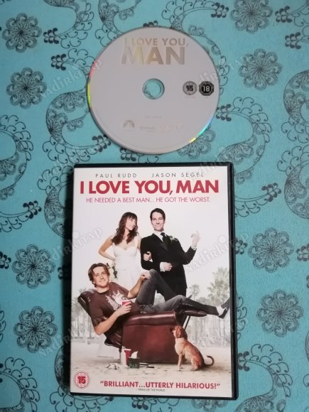 I LOVE YOU MAN - PAUL RUDD /JASON SEGEL -  DVD FİLM 100  DAKİKA +EXTRAS AVRUPA BASIM TÜRKÇE DİL SEÇENEĞİ YOKTUR (+15)