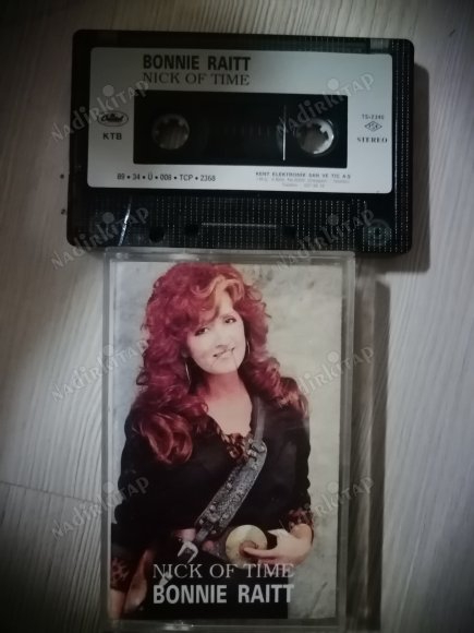 BONNIE RAITT  -  NICK OF TIME - 1989  Türkiye Basım KAĞITLI KASET