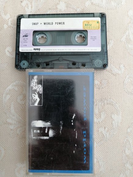 SNAP - WORLD POWER - 1990 TÜRKİYE KAĞITLI Basım KASET