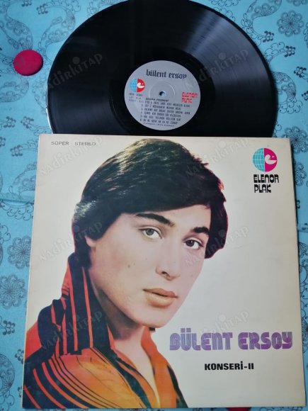 BÜLENT ERSOY - BÜLENT ERSOY KONSERİ 2  - 1977 TÜRKİYE BASIM LP ALBÜM- 33 LÜK *DÖNEM BASKI*PLAK