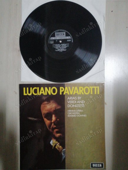 LUCIANO PAVAROTTI - ARIAS BY VERDI AND DONIZETTI - 1969 İNGİLTERE  BASIM  LP ALBÜM- 33 LÜK *DÖNEM BASKI*  PLAK