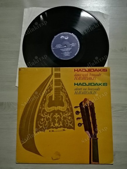 MANOS HADJIDAKIS  - DANCE WITH BOUZOUKI - 1977 YUNANİSTAN BASKI  LP ALBÜM  33 LÜK PLAK