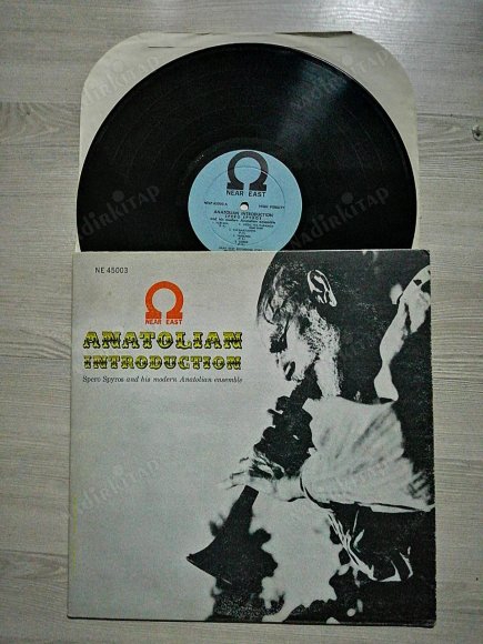 SPERO SPYROS - ANATOLIAN INTRODUCTION 1962 AMERİKAN BASKI  LP ALBÜM  33 LÜK DÖNEM PLAK