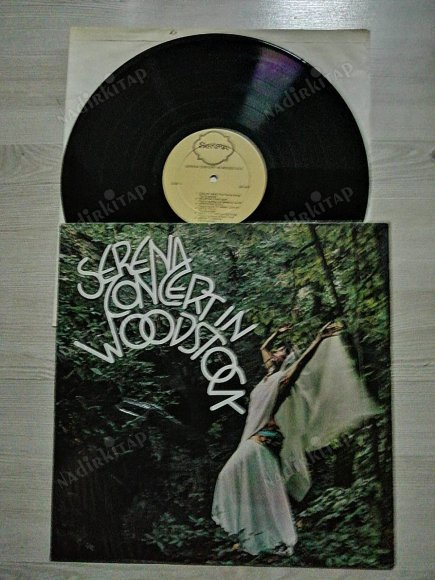 SERENA - CONCERT IN WOODSTOCK - 1976 USA  BASIM  LP ALBÜM  33 LÜK DÖNEM PLAK